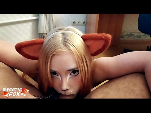 ❤️ Kitsune svelge pikk og cum i munnen ❤️ Vakker porno hos oss ❌️